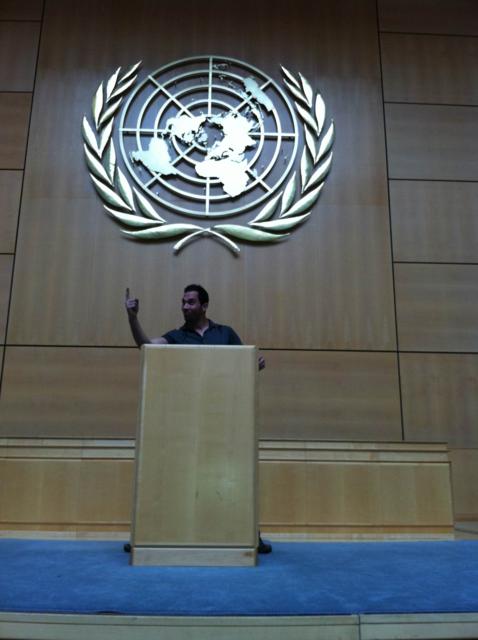 Visitar Ginebra y la ONU con un miembro de la organización