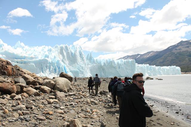 Caminando hasta el Glaciar