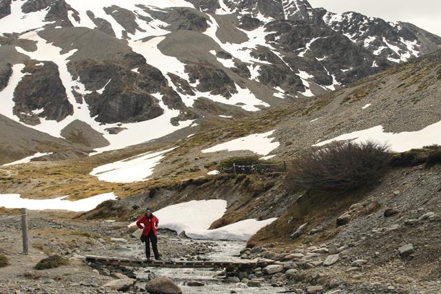 Mangeles se estreno en el ascenso de su primer objetivo montañero en Ushuaia