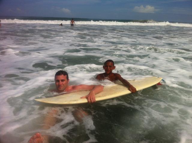 Surfeando en Costa Rica