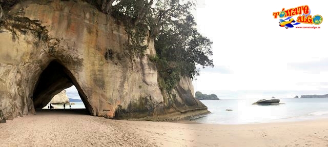Panorámica de Cathedral Cove