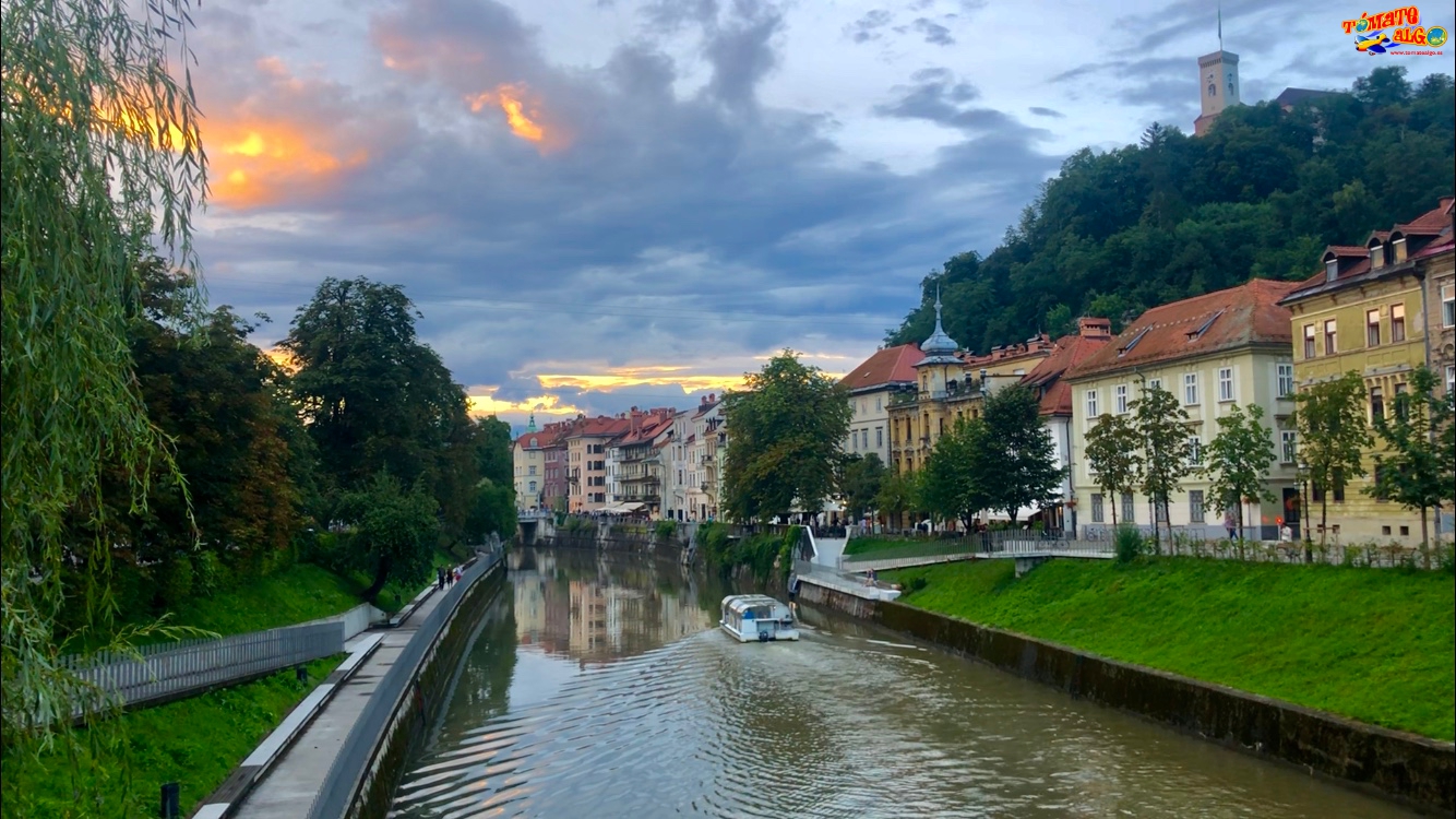 Un atardecer en Liubliana: imprescindible