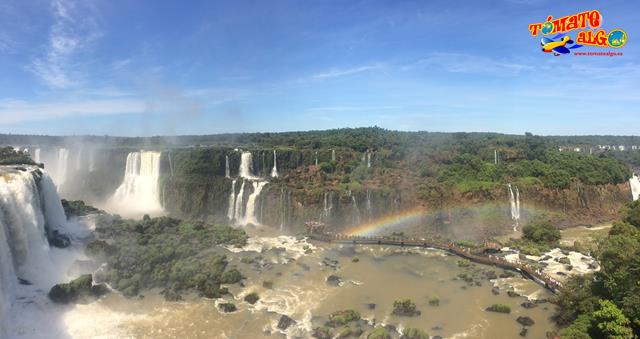 Las Cataratas de Iguaçú desde el lado brasileño